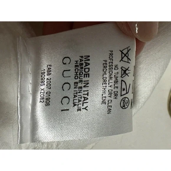 Gucci, Mens Straight Leg Jeans, White, Size 52 - Picture 7 of 10